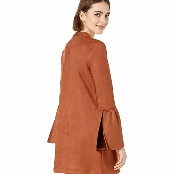 BCBG Maxazria Womens Bell-Sleeve Cinnamon - Picture 2 of 8